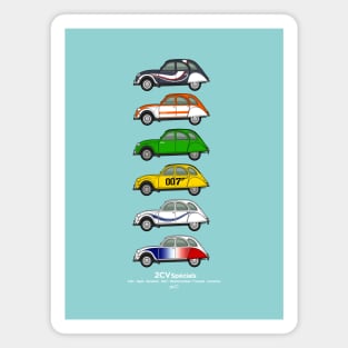 2CV special editions collection Magnet